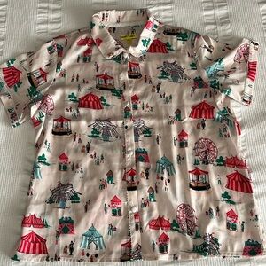 EUC satin pajama top